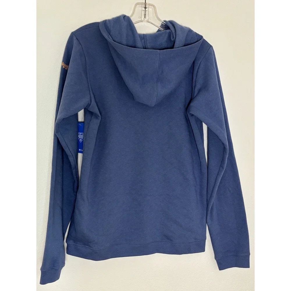 Columbia PFG Boys XL Blue Hoodie Fish Flag Graphic Pullover‎ Sweatshirt 18/20